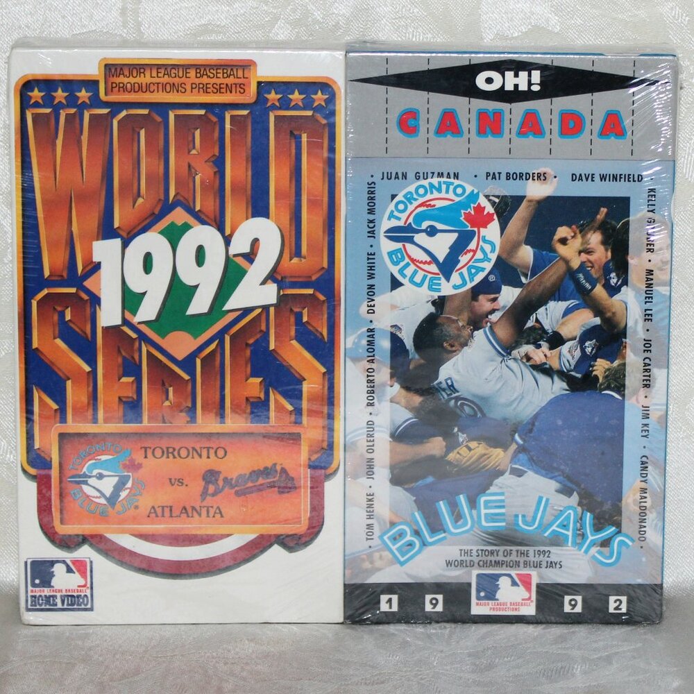 Blue Jays 1992 World Series Win 2 Pack Factory Sealed VHS